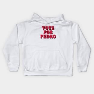 vote for pedro shadow effect Kids Hoodie